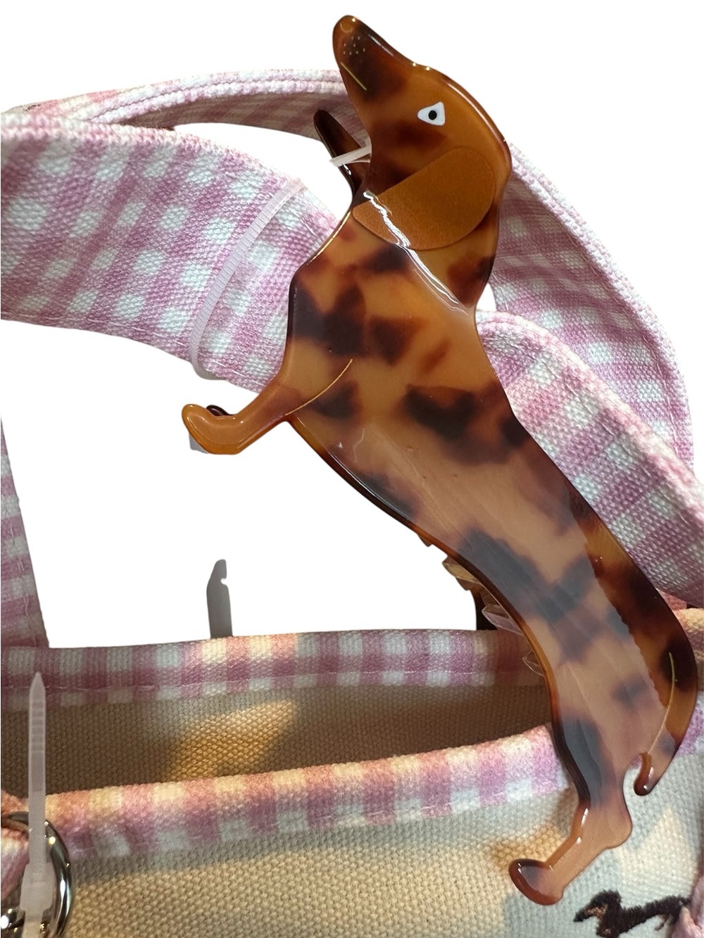 Madden Girl Brown Dachshund Tote Purse with Keychain Accessories- NWT - Picture 4 of 11
